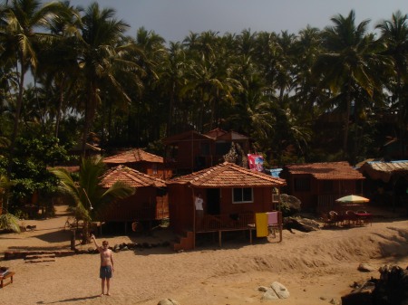 Our hut in Palolem
